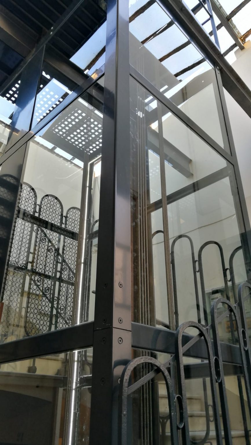 Estructura De Ascensor Finca Moderna Valencia Metal Vibal